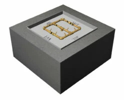 Square Ready-To-Finish Fire Pit + CrossFire Burner - Match Light | Warming Trends