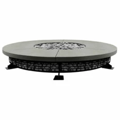 Fuego Natural Gas Concrete Fire Pit 89" -DIMPLEX Sales Store FUEGO nat scaled 86303.1674243092