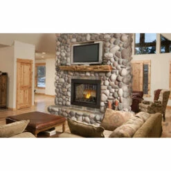 Ascent Multi-View See Through Fireplace With Log Set Burner Assembly - Napoleon