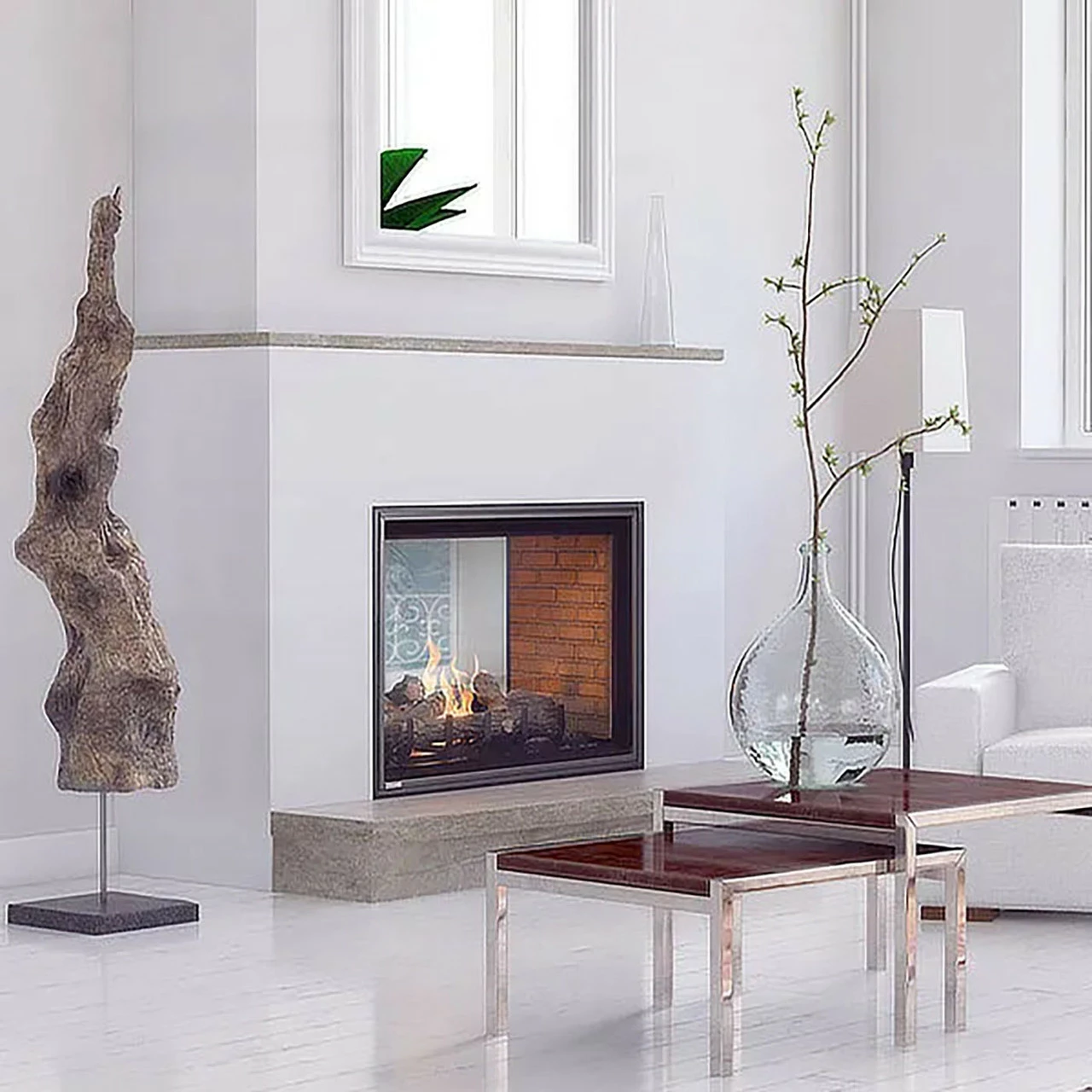 Divine 42" See Through Standing Pilot Ignition NG Fireplace (H42FSDN) - Montigo 2 Divine 42" See Through Standing Pilot Ignition NG Fireplace (H42FSDN) - Montigo - Image 2