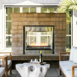 38" Divine ST Standing Pilot Ignition Ventless Fireplace With Linear Burner - Montigo