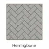 Herringbone Black Isokern Firebricks SPLIT Brick 680 Count - SPLIT-BK680H