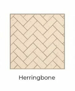 Herringbone Cream Isokern Firebricks SOAP Brick 720 Count - 15262001-720H