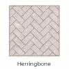 Herringbone Grey Isokern Firebricks Full Brick 360 Count - FIG7600SMI-360H