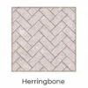 Herringbone Grey Isokern Firebricks SPLIT Brick 680 Count - FIG7605SMI-680H
