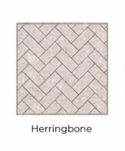 Herringbone Grey Isokern Firebricks Full Brick 480 Count - FIG7600SMI-480H