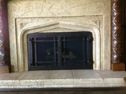 Santa Monica Arched Fireplace Door - Wrought Iron -DIMPLEX Sales Store IMG 0532 28512.1581973922