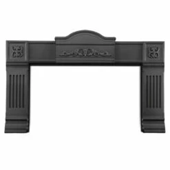 Cast Iron Metallic Black Surround With Adapter Kit For Inspiration Fireplace Insert - Napoleon