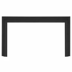 3 Sided Textured Satin Black Aluminum Trim For Inspiration Fireplace Insert - Napoleon