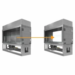36" Kalea Bay - See-Through Conversion Kit | Firegear