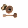 HPC 1/2" Antique Copper Angle Decorative Key Valve Kit