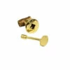 HPC 3/4" High Capacity Brass Straight Decorative Key Valve Kit