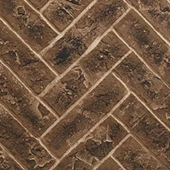 Tavern Brown Herringbone Brick Interior Panels For Meridian 42" Fireplace | Majestic