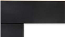 Decorative Surround Matte Black DS-BLK-RNCL35 | Superior Fireplaces