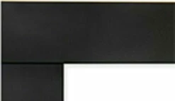 Decorative Surround Matte Black DS-BLK-RNCL55 | Superior Fireplaces