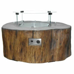 Elementi Manchester Fire Table 42" X 39" 28 Elementi Manchester Fire Table 42" X 39" -DIMPLEX Sales Store OFG145RW Manchester Fire Table with Wind Screen Stainless Steel Lid web 20256.1675207278