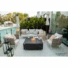 Elementi Plus Sofia Marble Porcelain Fire Table