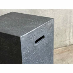 Elementi Square Propane Tank Cover Travertine Texture 16" X 16" 13 Elementi Square Propane Tank Cover Travertine Texture 16" X 16" -DIMPLEX Sales Store ONB016 Tank Cover Dark Gray Handle 12935 46599.1675291437