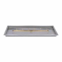 The Outdoor Plus Rectangular Drop In Pan & Linear Burner