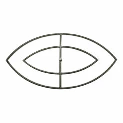 The Outdoor Plus Stainless Steel Double Fish Eye Gas Fire Pit Burner