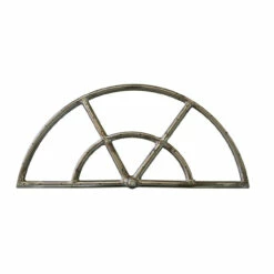 The Outdoor Plus Stainless Steel Half Moon Gas Fire Pit Burner