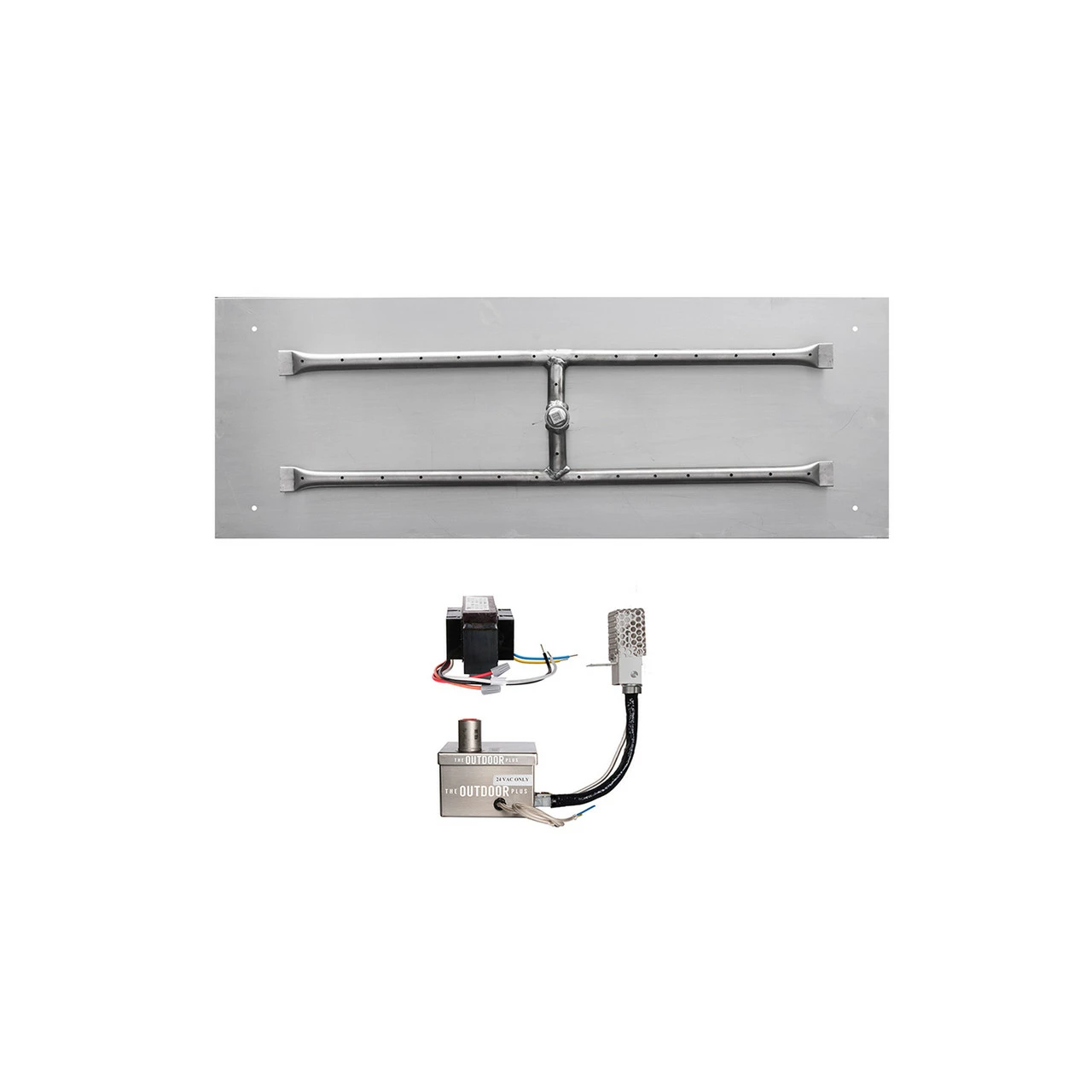 The Outdoor Plus Rectangle SS Pan & 'H' Burner 2 The Outdoor Plus Rectangle SS Pan & 'H' Burner - Image 2