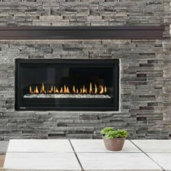 Phenom Single Sided PL38 NG Fireplace - Montigo