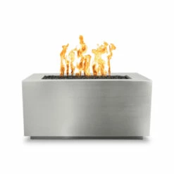 Unity Stainless Steel Fire Pit 18" Tall | The Outdoor Plus