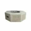 HPC 54" Octagon Unfinished Fire Pit Enclosure - Push Button