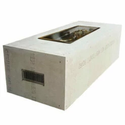 60" X 24" Electronic Ignition Rectangle Enclosure S-Fire Burner - HPC Ready-to-Finish