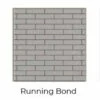 Running Bond Black Isokern Firebricks SPLIT Brick 130 Count- SPLIT-BK-130R
