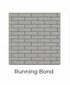 Running Bond Black Isokern Firebricks Full Brick 240 Count - FULL-BK-240R
