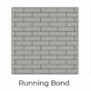 Running Bond Black Isokern Firebricks SPLIT Brick 240 Count - SPLIT-BK-240R