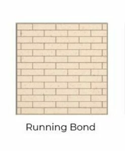 Running Bond Cream Isokern Firebricks SOAP Brick 520 Count - 15262001-520R