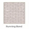 Running Bond Grey Isokern Firebricks SPLIT Brick 160 Count - FIG7605SMI-160R