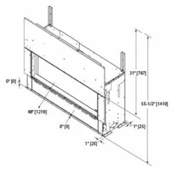 Echelon II 48" Direct Vent Fireplace | Majestic -DIMPLEX Sales Store SHERI BHAI 63922.1662980965
