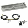 36" X 12" Rectangular Drop-In Pan With Spark Ignition Kit - Natural Gas - By American Fireglass