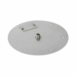 Stainless Steel Flat Pan - Round (1/2" Nipple)