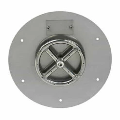 Stainless Steel Flat Pan - Round (1/2" Nipple) -DIMPLEX Sales Store SS RFP 12 top 2 83496.1562182500