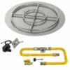30 Inch Round Flat Pan Spark Ignition Kit (24 Inch Ring) - Natural Gas
