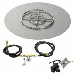36 Inch Round Flat Pan Spark Ignition Kit (24 Inch Ring) - Natural Gas