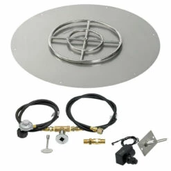 30 Inch Round Flat Pan Spark Ignition Kit (18 Inch Ring) - Propane