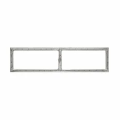 The Outdoor Plus Stainless Steel Rectangle Gas Fire Pit Burner