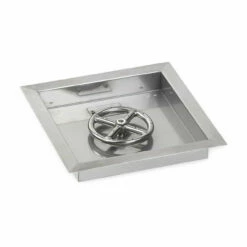 Stainless Steel Drop-In Fire Pit Pan - Square