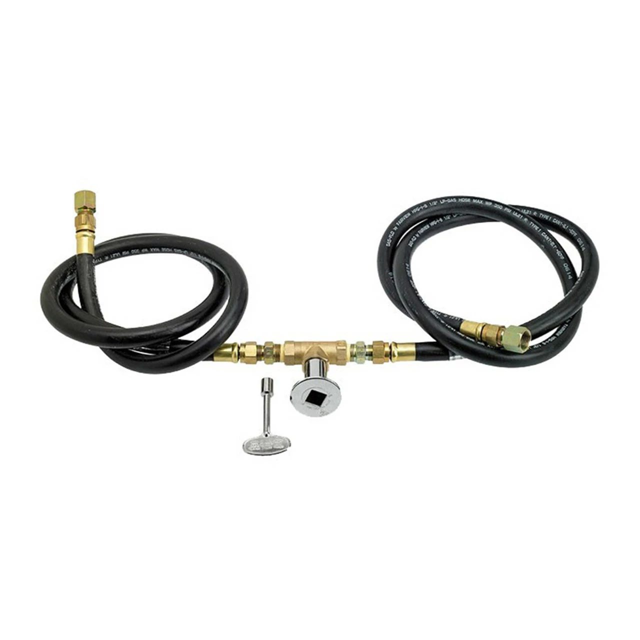 30" Square Drop-In Pan With Spark Ignition Kit (18" Fire Pit Ring) Natural Gas - By American Fireglass - SS-SQPKIT-N-30 3 30" Square Drop-In Pan With Spark Ignition Kit (18" Fire Pit Ring) Natural Gas - By American Fireglass - SS-SQPKIT-N-30 - Image 3