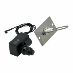 12" Square Drop-In Pan With Spark Ignition Kit (6" Fire Pit Ring) Propane - By American Fireglass - SS-SQPKIT-P-12 -DIMPLEX Sales Store SS SQPKIT P 12 3 59321 05245.1561158363