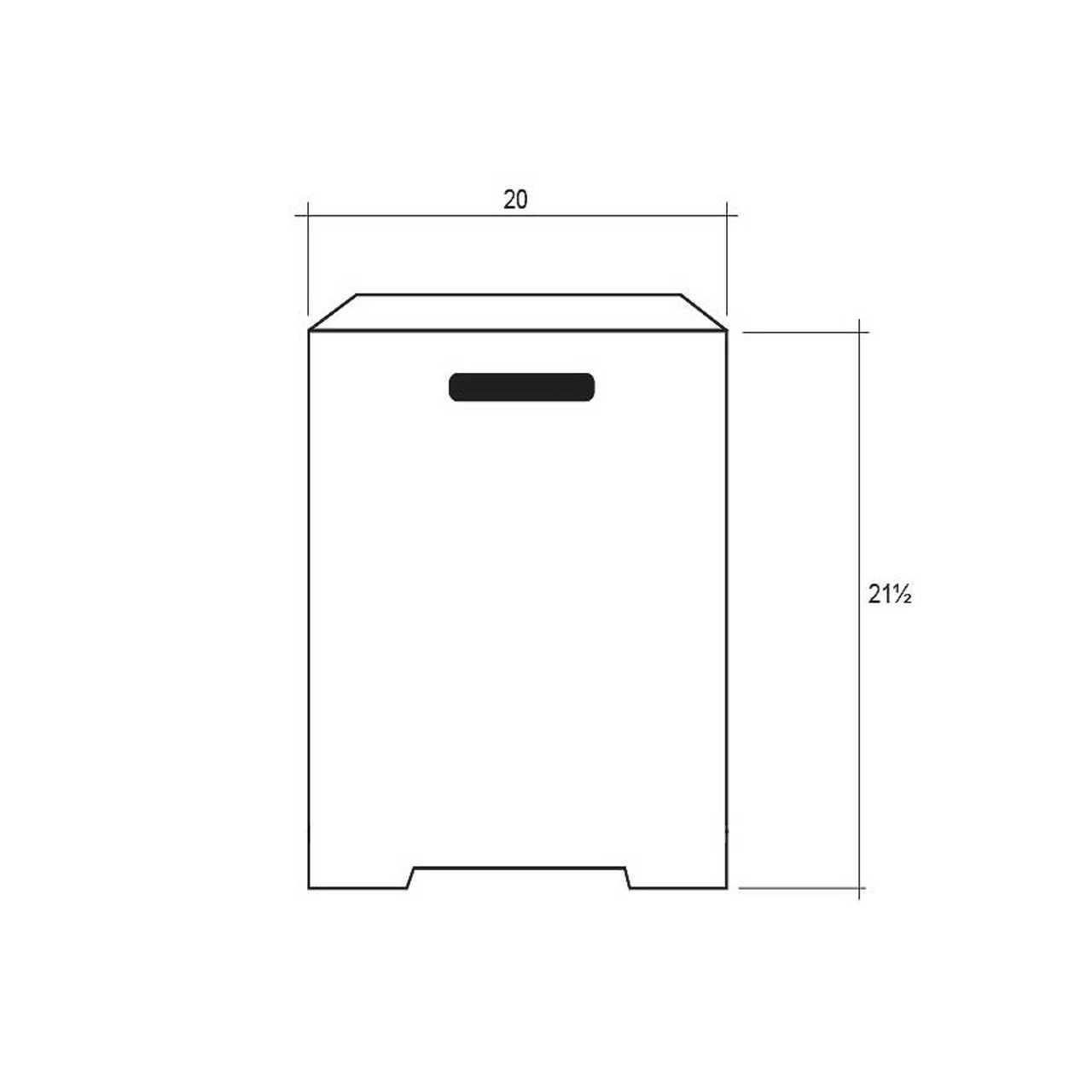 Sausalito Concrete Propane Enclosure 20" X 20" 11 Sausalito Concrete Propane Enclosure 20" X 20" - Image 11