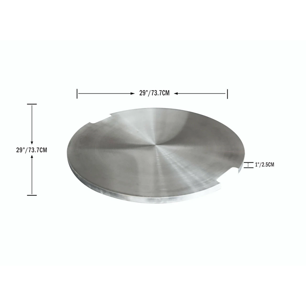 Elementi Fire Table Stainless Steel Lid - ONF01-129D 2 Elementi Fire Table Stainless Steel Lid - ONF01-129D - Image 2