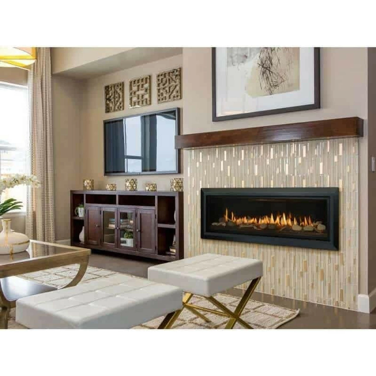 Slayton 60" Gas Fireplace - Kozy Heat 1 Slayton 60" Gas Fireplace - Kozy Heat