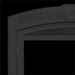 Black Surround With Operable Screen For GX70 Fireplace - Napoleon